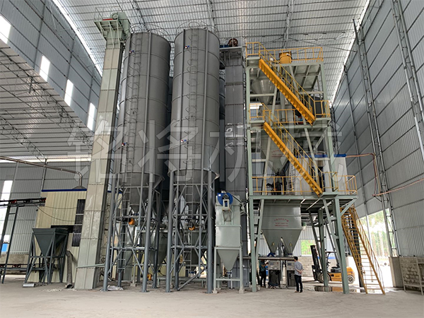 干粉砂漿設備如何選擇廠房場地？